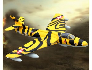 Dynam Hawker Hunter 70mm 12 Blade EDF Jet PNP Version  Dynam Hawker Hunter 70mm 12 Blade EDF Jet PNP Version